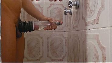 Image Utilizando bomba de vac&iacute_o para el pene, sera que funciona ?
