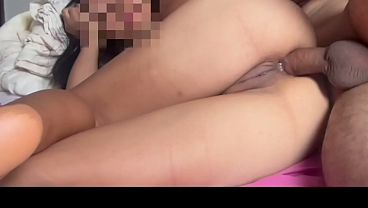 Image His little ass looked beautiful, dripping with cum after being fucked sideways.