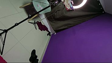 Image sex toy blowjob and fuck after work LUNA VERDE