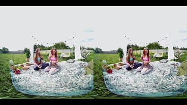 Image Romantic Picnic Leads to Wild Garden Sex