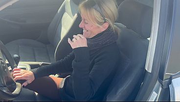 Image ACCIDENTAL RISKY SEX - SURPRISED MASTURBATING MY PUSSY IN THE CAR