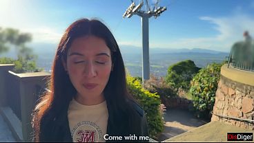 Image If you come second to this mountain - you'll be walking around with cum on your face in front of people! - Crazy Public Cumwalk