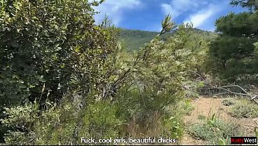 Image Naked Girls Took Pictures of Their Pussies in Nature and Accidentally Flashed Them in Front of Strangers, for Which They Were Fucked