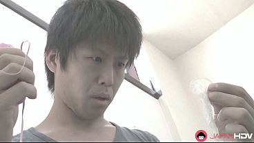 Image Horny busty Japanese housewife Reiko Kobayakawa sucks her lover's cock,uncensored.