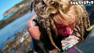 Image Beach POV Blowjob &ndash_ Risky Outdoor Deepthroat