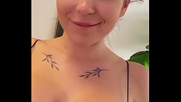 Image BIG DICK FOR DESSERT - Big Tits Brunette Juicy Blowjob And Tit Fuck after Gym in POV