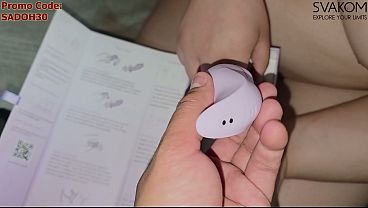 Image I masturbate with DUOGLOW by SVAKOM and my man destroys my asshole
