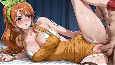 Image Kawaki (Boruto) x Nami (OP) AI