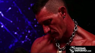 Image FISTING INFERNO - Harnessed & Hole-Stretched - Hunk Jaxs Monster Cock Plus Massive Fist