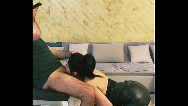 Image She fucked so hard that the sperm jumped from his dick on her face