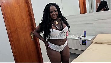 Image Primeira vez da negona bbw ja dando cu na pele pro Jr Doidera ate gozar