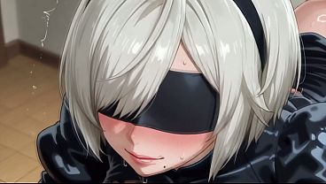 Image Sanji (OP) x 2B (NieR) AI
