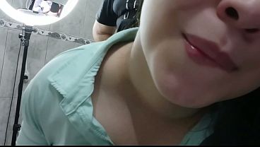 Image fucking my work friend's pussy in the company bathroom