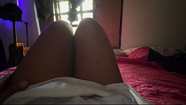 Image I love it when I get home from university and start masturbating, my vagina gets really wet.