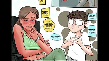 Image O Nerd que perdeu a virgindade com a tutora safada