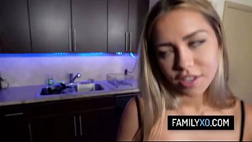 Image Sexy latina fucks with her stepdad in the kitchen - Alina Lopez