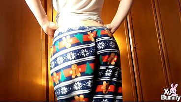 Image Walking and farting in cozy pajamas