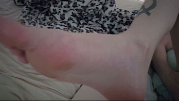 Image Shemale fucks me bareback at home, amateur Tranny on guy at the bedroom, watch this cute femboy take it all inside him pv