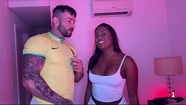 Image Curvy Ebony Enjoys A Rough Pussy Fuck! - Bartira Luz!!!!