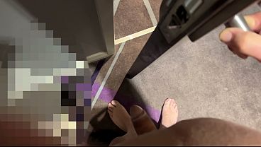 Image Rubbing my cock on hotel furniture and flashing