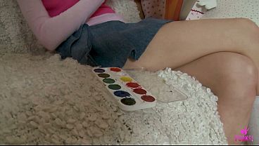 Image He Paints Yalin S Womb Insides With So Much White Paint!