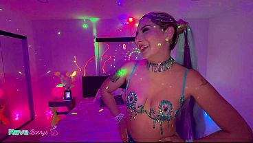 Image Dahlia Noire Turns A Neon Rave Encounter Into A High-Energy Ride!