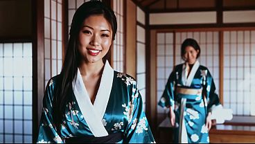 Image Crazy Fuck in Japanese Bathhouse - AI Interactive Video