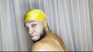 Image Muscular Black Slut in Lingerie Serves Big Black Dick Daddy Black XXX Part 1