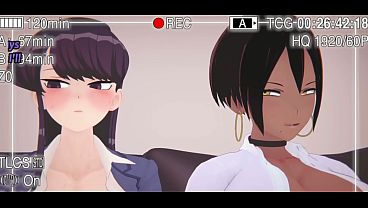 Image Aiko & ayano fucks komi shouko & komi shuuko