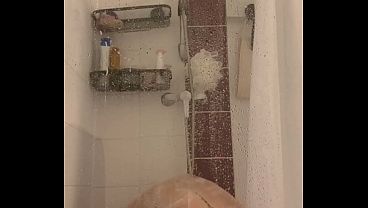 Image Hidden camera on my stepsister showering