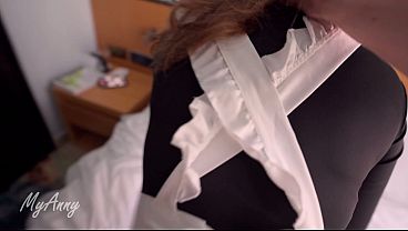 Image The maid and the 3X creampie. I came inside her three times, but she wasn't satisfied and made me come a fourth time. I couldn't resist and left her a good tip