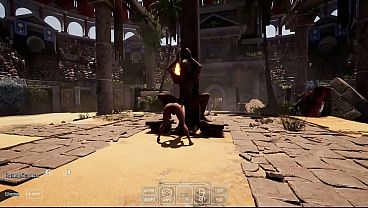 Image Lara Croft gets her tight pussy fucked by a statue's huge cock. 3D Hentai Game
