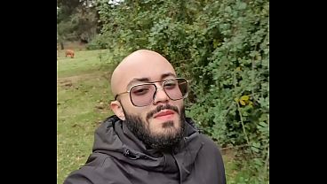 Image OUTDOOR ADVENTURE: Intense Solo Session in the Farm with Cows POV