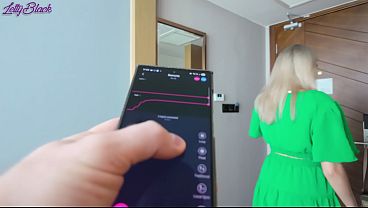 Image Milf Enjoys Remote Controlled Vibrators While Out For a Walk