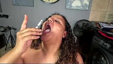 Image Using myself as a human ashtray while smoking cigarettes naked