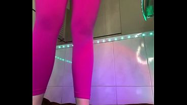 Image Multi-squirt. Incredible squirt into leggings