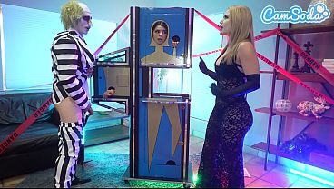 Image Beetlejuice Has an Epic Cosplay Threesome With Wednesday Addams and Big Tits Stepmom