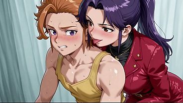 Image Arthur (SNS) x Misato (EVA) AI