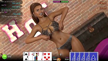 Image Spicy Strip Poker Ep 2| Strip Poker Hentai Game | Yanet and Some Good Luck