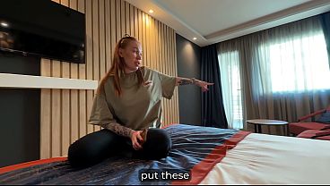 Image Step Mom Shocked When Step Son Cums on Her Face in Hotel Share Bed!