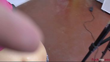 Image I fuck myself hard in the ass doggy style and standing up, I rip my anus open