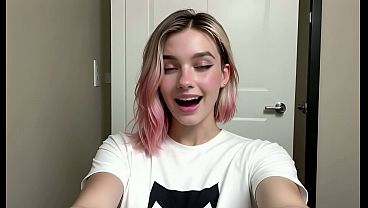 Image 19 years old Spider Gwen, Gwen Stacy, first sex video, AI generated