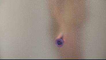 Image Wet Shower Masturbation &ndash_ Sexy Woman Plays With Dildo