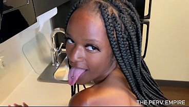 Image Raven Swallows Big Booty Black Houston Strip Dances And Getting Her Tight Asshole Gaped