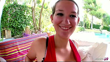 Image Big natural saggy Tits Girl with Curvy Body Pick Up and get First Time Casting Fuck with Tit Job Cumshot