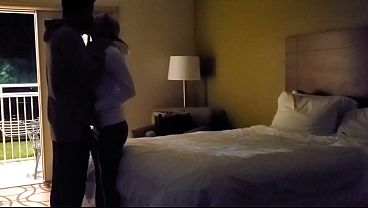 Image Cute Girl Used in Hotel Bathroom and Big Dick Face Fuck