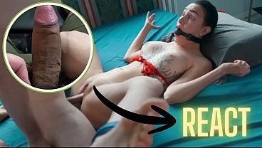 Image React: I'm your Step mom! Don't cum inside Step mother Step son cum twice: on face, in pussy