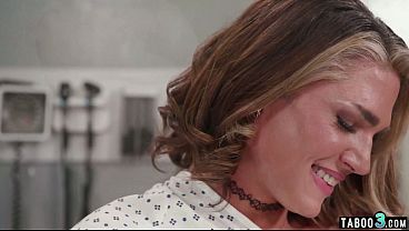Image Confident doctor calming down his nervous transsexual patient Kalli Grace