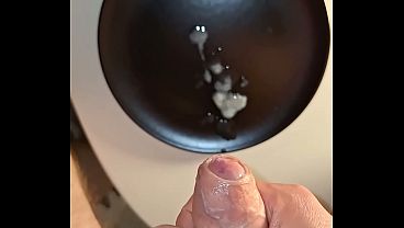 Image Cumming On Black Plate 2