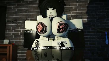 Image Goth girl cheats on her boyfriend and turns into a baby factory for BBC